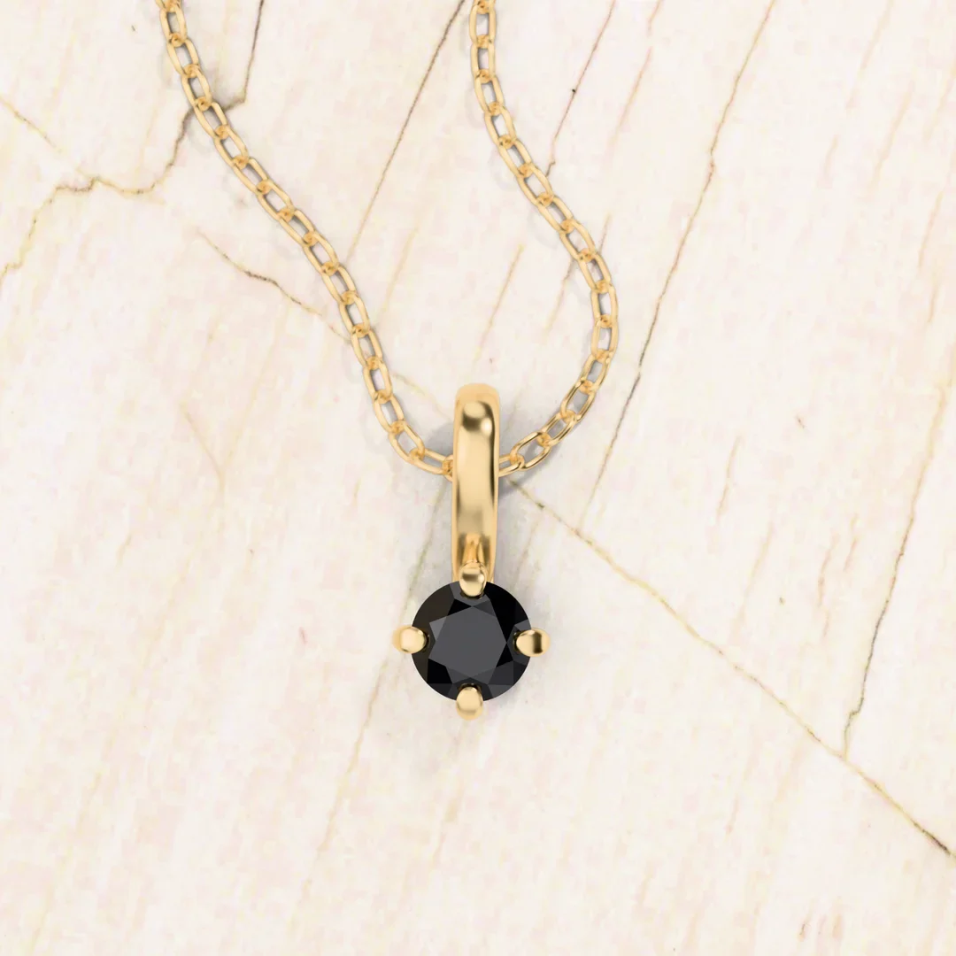 Collier Saral Diamant Noir